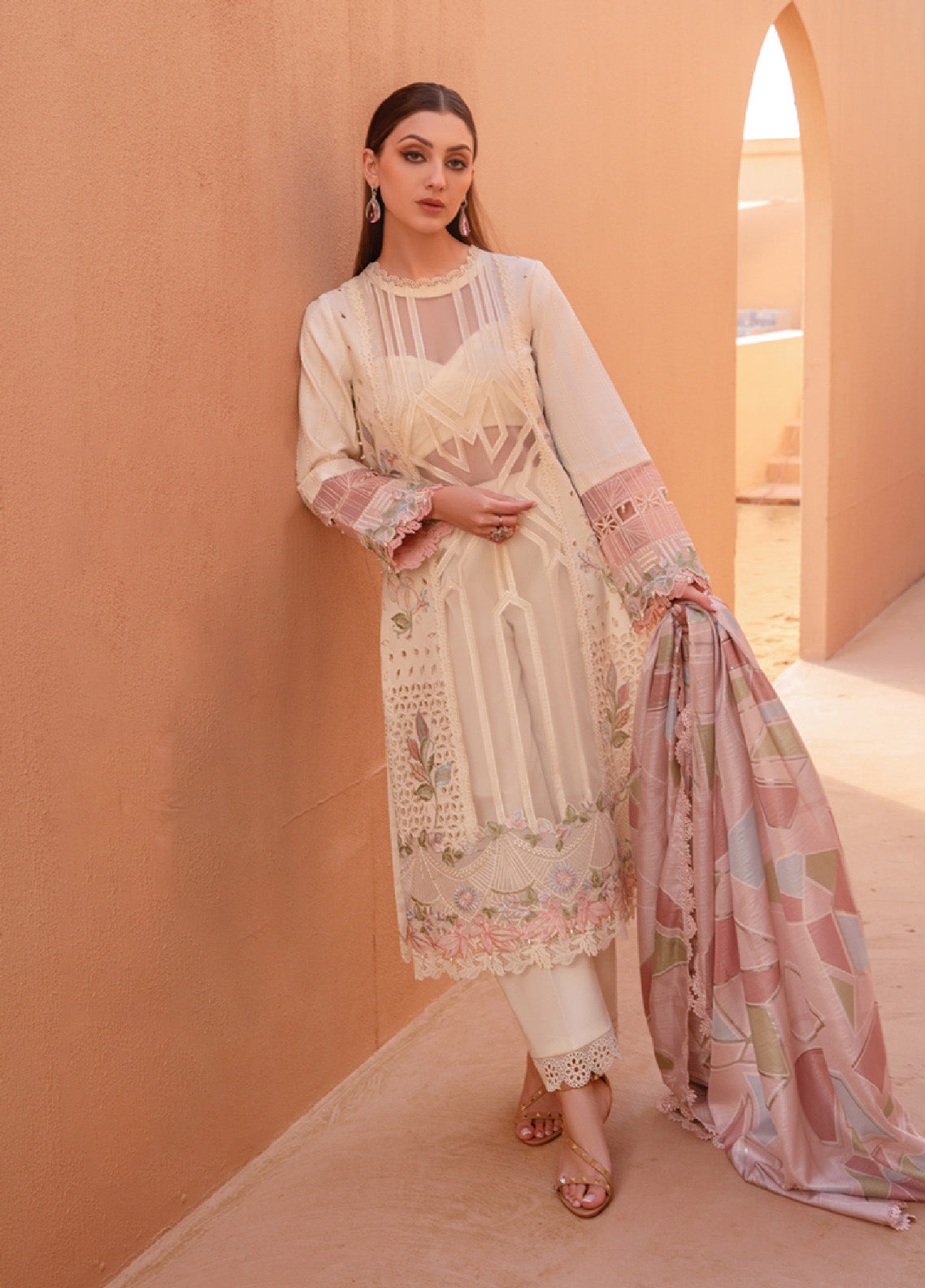 Rang Rasiya Embroidered Lawn Unstitched 3 Piece Suit - RR24L 11 NOOREH Rang Rasiya Embroidered Lawn Unstitched 3 Piece Suit - RR24L 11 NOOREH