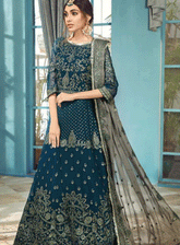 Rangrez By Zarif Embroidered Chiffon Unstitched 3 Piece Suit - ZR-02 EMELIA