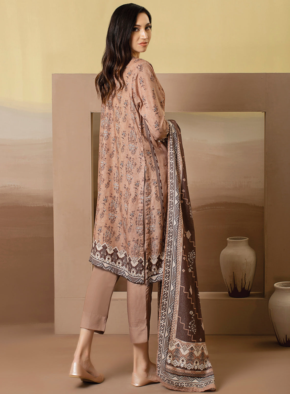Rashid Textile Embroidered Karandi Unstitched 3 Piece Suit - 8212 Rashid Textile Embroidered Karandi Unstitched 3 Piece Suit - 8212