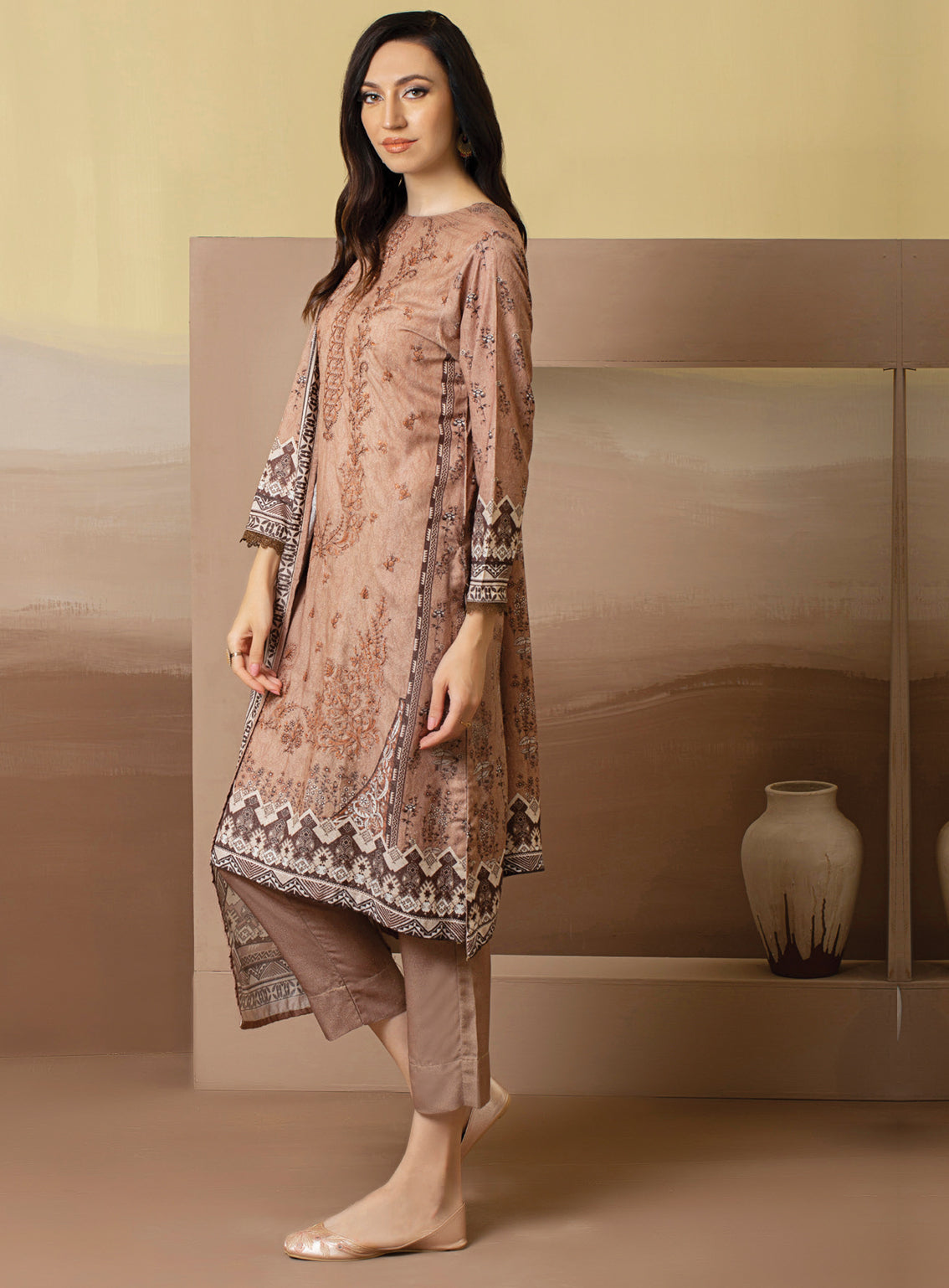 Rashid Textile Embroidered Karandi Unstitched 3 Piece Suit - 8212 Rashid Textile Embroidered Karandi Unstitched 3 Piece Suit - 8212