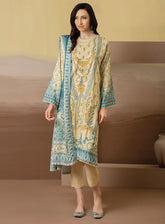 Rashid Textile Embroidered Karandi Unstitched 3 Piece Suit - 8213