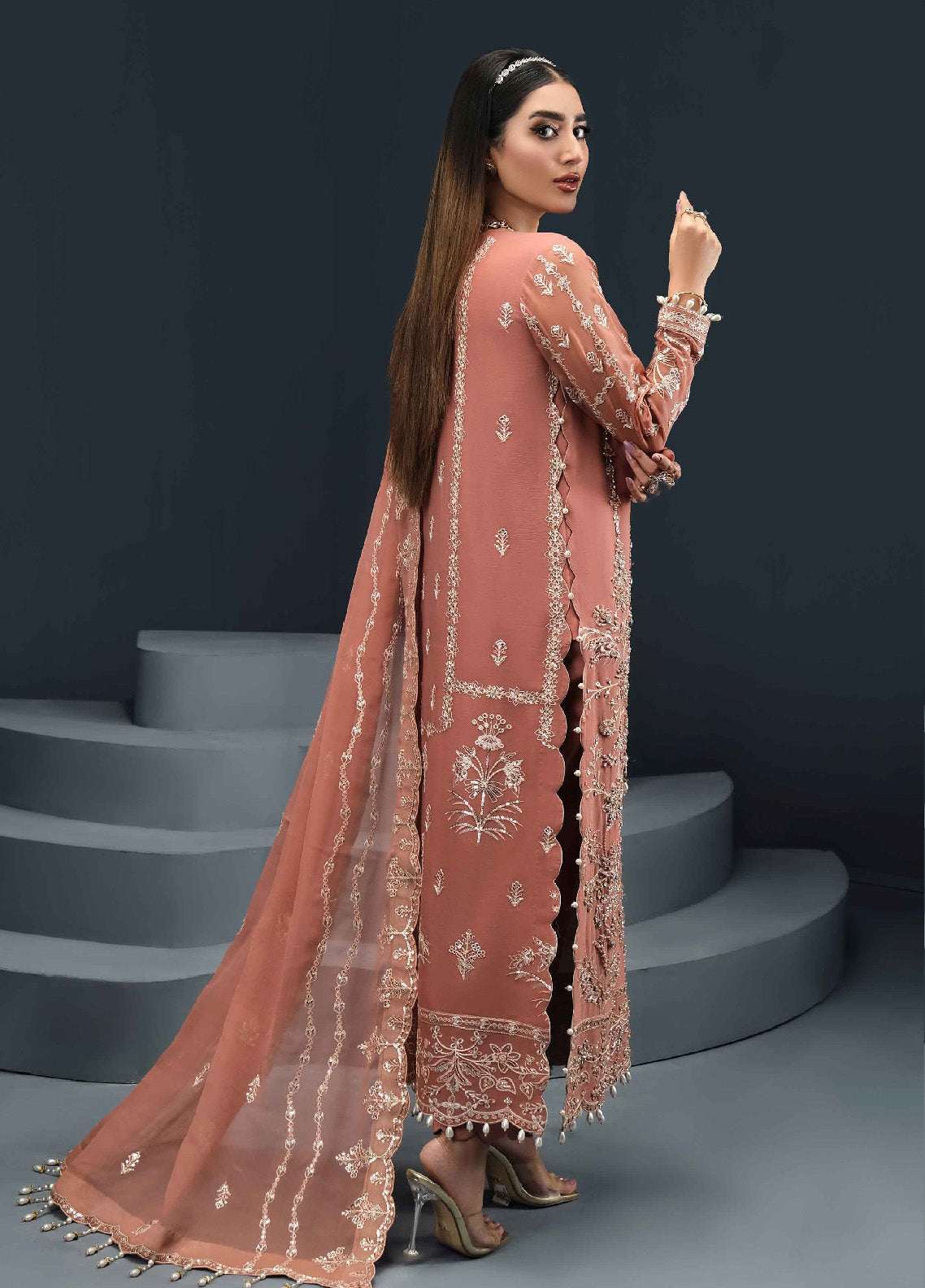 Reena By Alizeh Fashion Embroidered Chiffon 3 Piece Unstitched Suits - AFB24R D-04 ISLA Reena By Alizeh Fashion Embroidered Chiffon 3 Piece Unstitched Suits - AFB24R D-04 ISLA