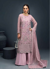 Reena By Alizeh Fashion Embroidered Chiffon 3 Piece Unstitched Suits - AFB24R D-06 ERIS