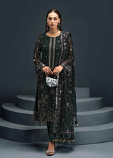 Reena By Alizeh Fashion Embroidered Chiffon 3 Piece Unstitched Suits - AFB24R D-07 CYRA