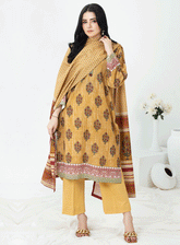 Regalia By Gul Ahmed Printed Khaddar Unstitched 3 Piece Suit - GA23RW WR32001