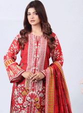 Regalia By Gul Ahmed Printed Khaddar Unstitched 3 Piece Suit - GA23RW WR32002