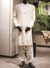 Sami Saeed Plain Boski Shalwar Kameez - RF23MKS 05