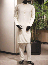 Sami Saeed Plain Wash & Wear Kurta Pajama - RF23MKS 02