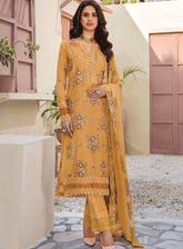 Rumli By Humdum Embroidered Karandi Unstitched 3 Piece Suit - HD23RK 02