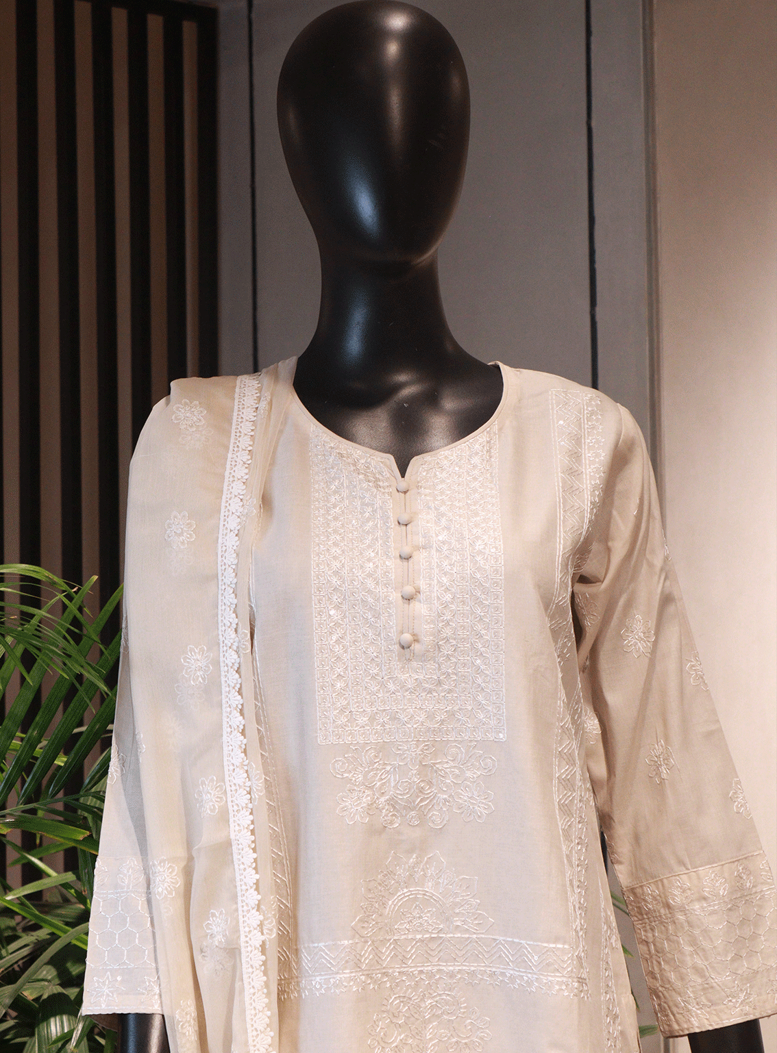 SNSC Embroidered Cotton Stitched 3 Piece Suit - SNSC23FE 116-2 SNSC Embroidered Cotton Stitched 3 Piece Suit - SNSC23FE 116-2
