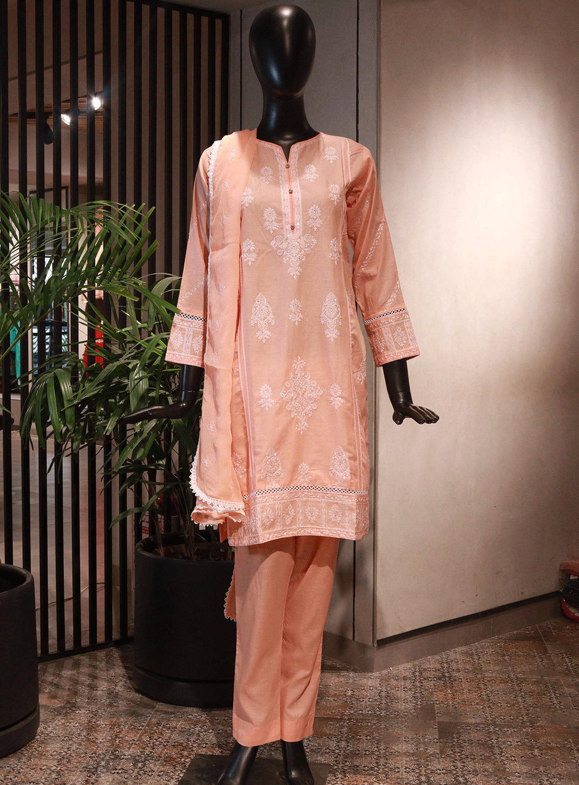 SNSC Embroidered Cotton Stitched 3 Piece Suit - SNSC23FE 515 SNSC Embroidered Cotton Stitched 3 Piece Suit - SNSC23FE 515