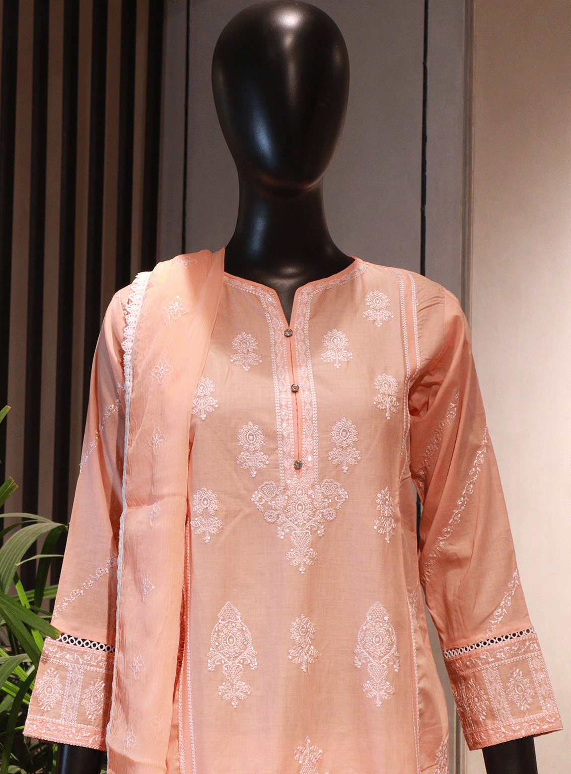 SNSC Embroidered Cotton Stitched 3 Piece Suit - SNSC23FE 515 SNSC Embroidered Cotton Stitched 3 Piece Suit - SNSC23FE 515