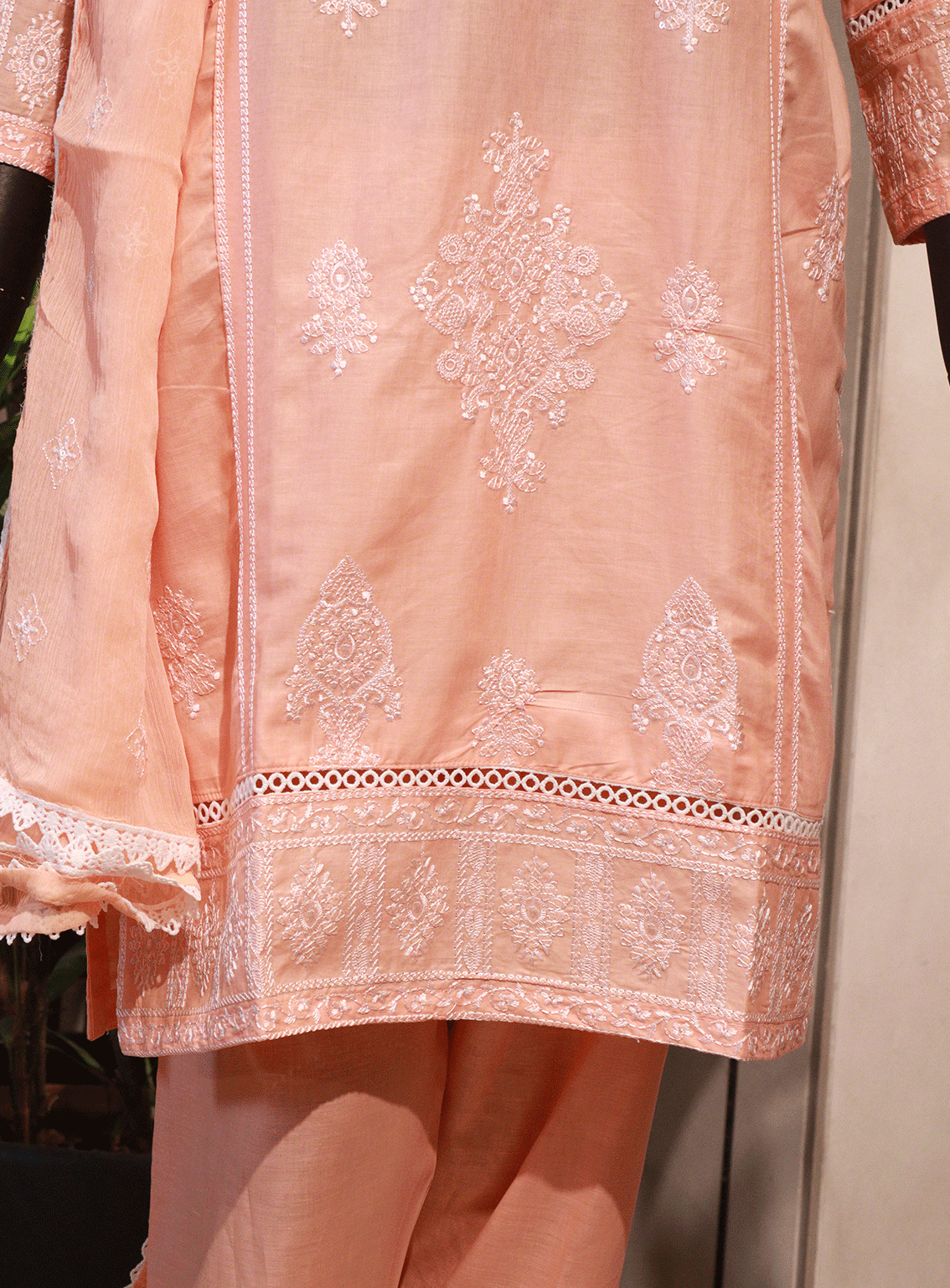 SNSC Embroidered Cotton Stitched 3 Piece Suit - SNSC23FE 515 SNSC Embroidered Cotton Stitched 3 Piece Suit - SNSC23FE 515