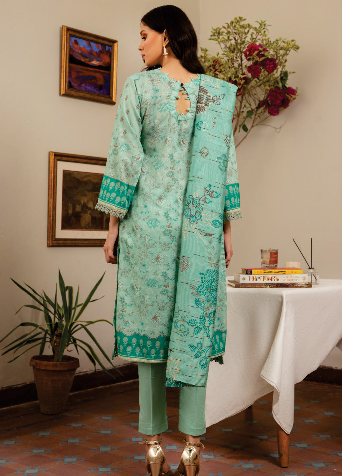Sahl by Rashid Textile Luxury Embroidered Lawn 3 Piece Unstitched Suit RT24SL-7431 Sahl by Rashid Textile Luxury Embroidered Lawn 3 Piece Unstitched Suit RT24SL-7431