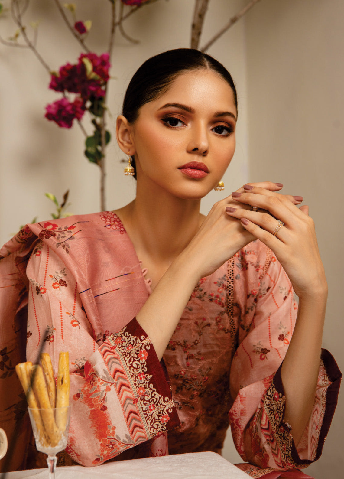 Sahl by Rashid Textile Luxury Embroidered Lawn 3 Piece Unstitched Suit RT24SL-7433 Sahl by Rashid Textile Luxury Embroidered Lawn 3 Piece Unstitched Suit RT24SL-7433
