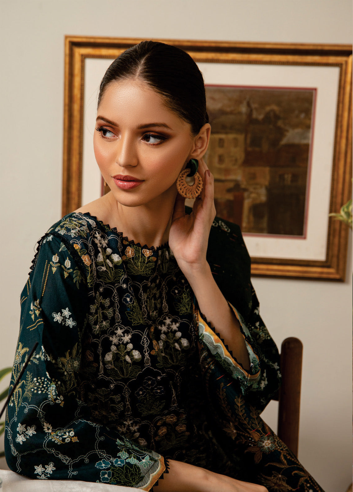 Sahl by Rashid Textile Luxury Embroidered Lawn 3 Piece Unstitched Suit RT24SL-7435 Sahl by Rashid Textile Luxury Embroidered Lawn 3 Piece Unstitched Suit RT24SL-7435