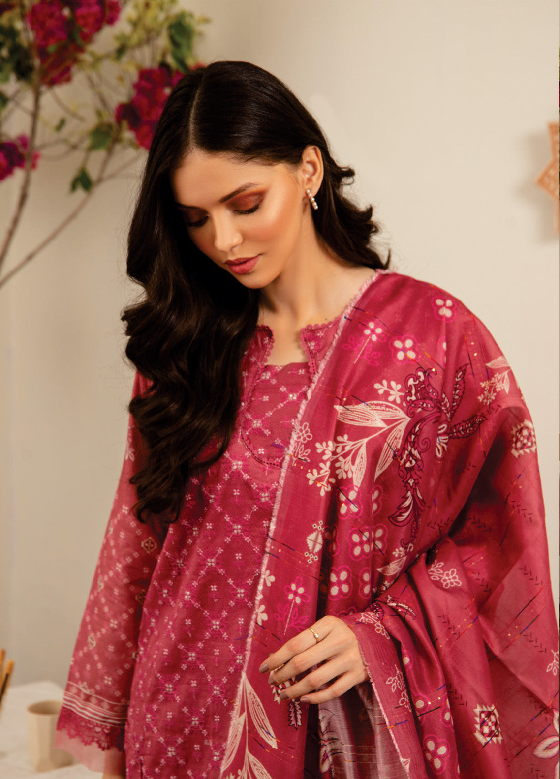Sahl by Rashid Textile Luxury Embroidered Lawn 3 Piece Unstitched Suit RT24SL-7437 Sahl by Rashid Textile Luxury Embroidered Lawn 3 Piece Unstitched Suit RT24SL-7437
