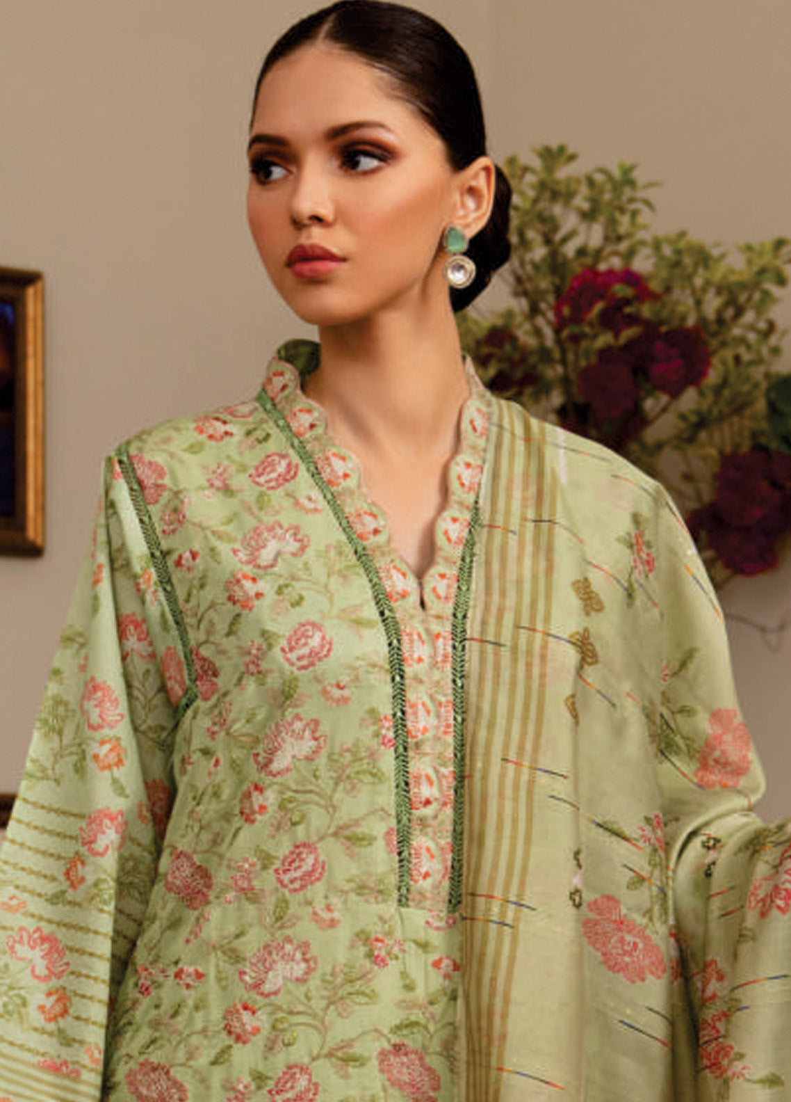 Sahl by Rashid Textile Luxury Embroidered Lawn 3 Piece Unstitched Suit RT24SL-7438 Sahl by Rashid Textile Luxury Embroidered Lawn 3 Piece Unstitched Suit RT24SL-7438