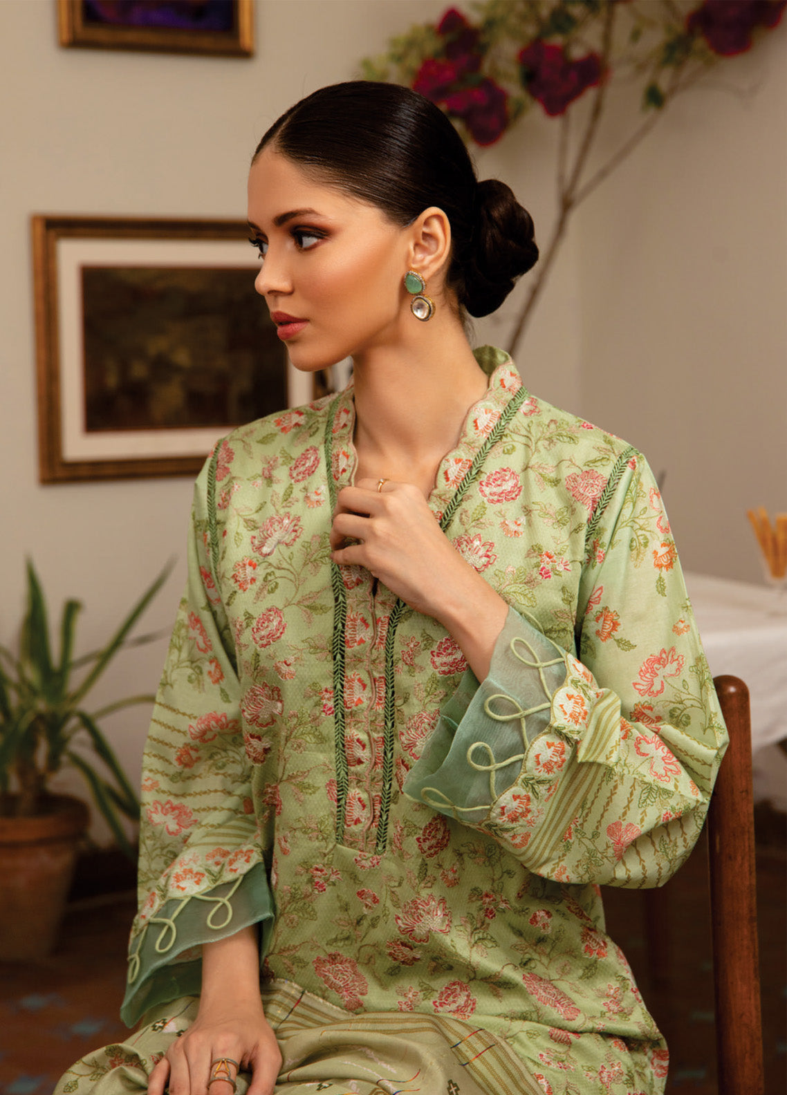 Sahl by Rashid Textile Luxury Embroidered Lawn 3 Piece Unstitched Suit RT24SL-7438 Sahl by Rashid Textile Luxury Embroidered Lawn 3 Piece Unstitched Suit RT24SL-7438