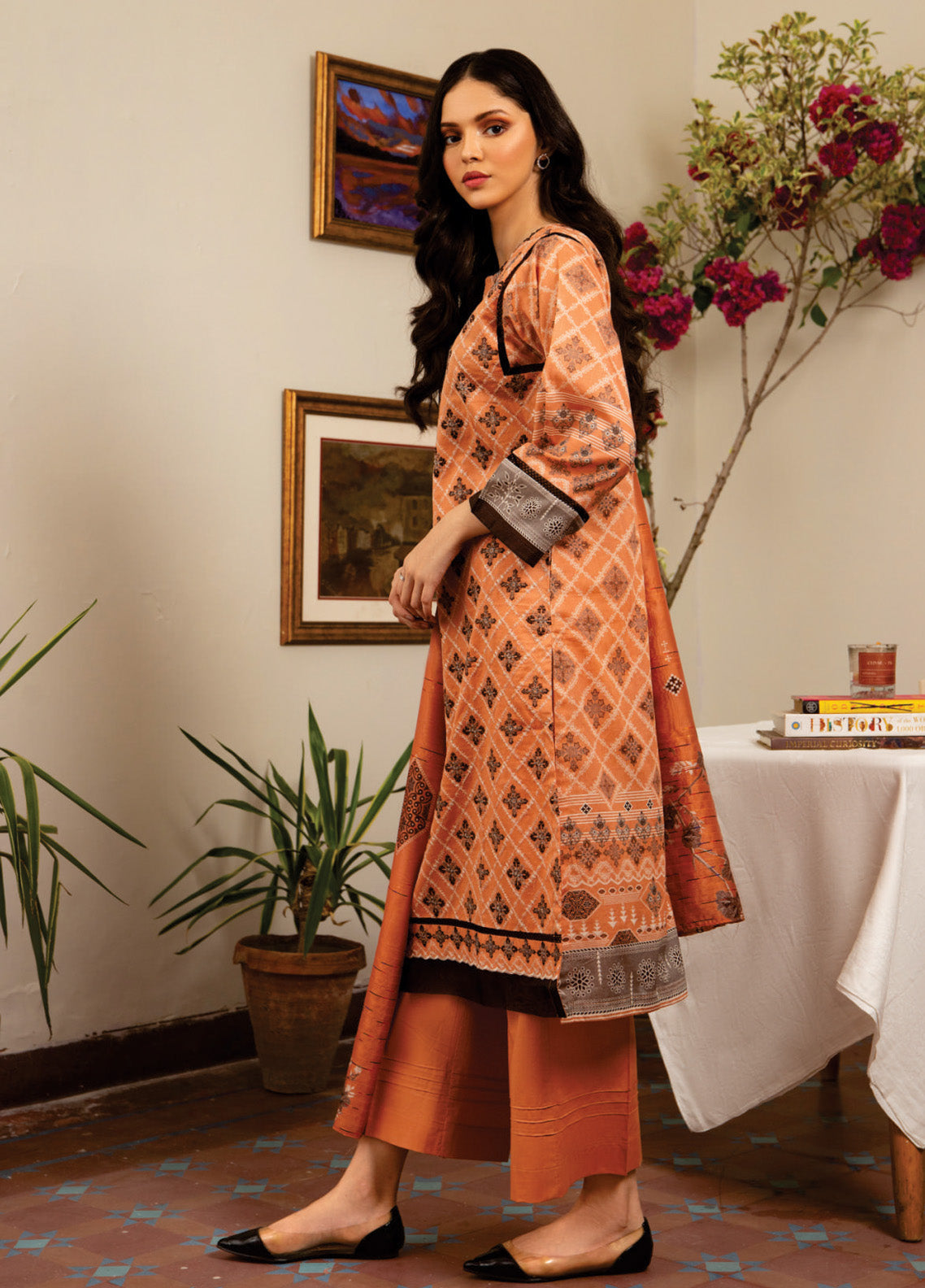 Sahl by Rashid Textile Luxury Embroidered Lawn 3 Piece Unstitched Suit RT24SL-7440 Sahl by Rashid Textile Luxury Embroidered Lawn 3 Piece Unstitched Suit RT24SL-7440