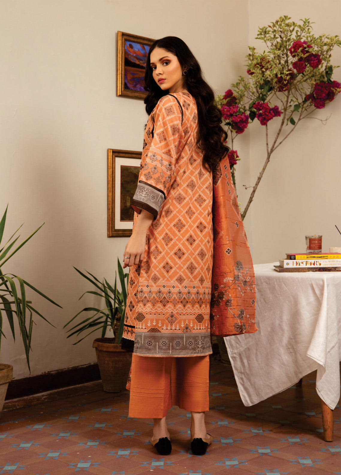 Sahl by Rashid Textile Luxury Embroidered Lawn 3 Piece Unstitched Suit RT24SL-7440 Sahl by Rashid Textile Luxury Embroidered Lawn 3 Piece Unstitched Suit RT24SL-7440