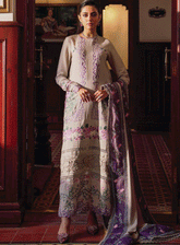 Saira Rizwan Threadwork Karandi Unstitched 3 Piece Suit - SR23W SR-07 ZHALAY