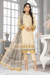 Rashid Unstitched 3 Piece D#6975