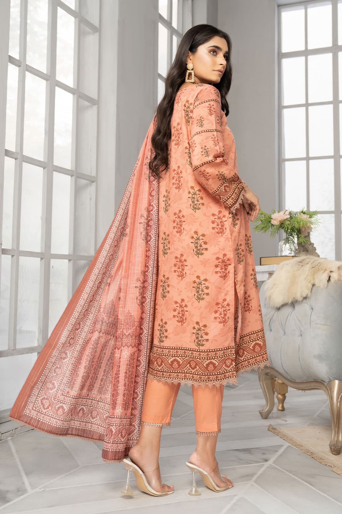 Rashid Unstitched 3 Piece D#6978 Rashid Unstitched 3 Piece D#6978