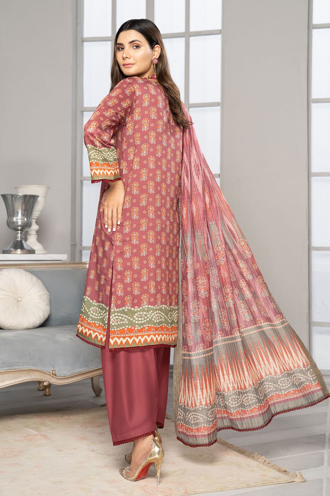 Rashid Unstitched 3 Piece D#6979 Rashid Unstitched 3 Piece D#6979