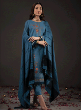 Saqafat By Schick Embroidered Karandi Unstitched 3 Piece Suit - SCK23SK 04