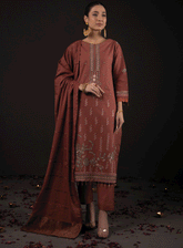 Saqafat By Schick Embroidered Karandi Unstitched 3 Piece Suit - SCK23SK 05