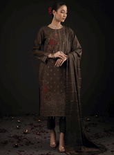 Saqafat By Schick Embroidered Karandi Unstitched 3 Piece Suit - SCK23SK 06