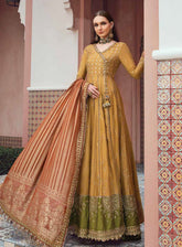 Sateen By Maria B Embroidered Cotton Satin Unstitched 3 Piece Suits - 02