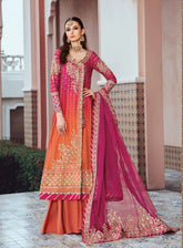 Sateen By Maria B Embroidered Cotton Satin Unstitched 3 Piece Suits - 09