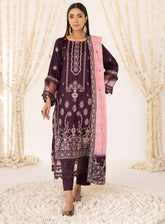 Sensation By Aalaya Embroidered Staple Unstitched 3 Piece Suit - 03