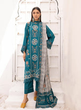 Sensation By Aalaya Embroidered Staple Unstitched 3 Piece Suit - 07