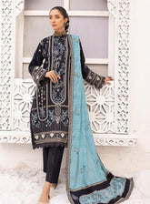 Sensation By Aalaya Embroidered Staple Unstitched 3 Piece Suit - 08