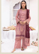 Sensation By Aalaya Embroidered Staple Unstitched 3 Piece Suit - 09