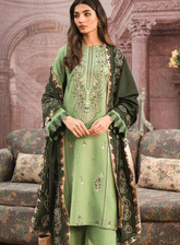 Seran Embroidered Viscose Unstitched 3 Piece Suit - SE23TD 03 ARIA