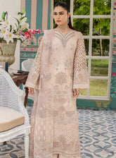 Shafaq By Flossie Embroidered Chiffon Unstitched 3 Piece Suit - 706 Day Dream