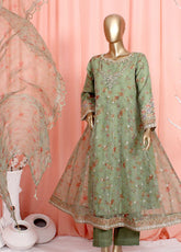 Shehnai By Romosh Digital Printed Embroidered Organza Stitched 3 Piece Suit - RNPC24DPO 109