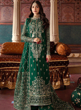 Shehnai by Afrozeh Embroidered Chiffon Unstitched 3 Piece Suit - AFR23WF 09 DILSAZ