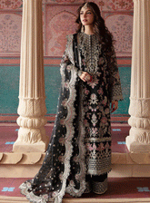 Shehnai by Afrozeh Embroidered Organza Unstitched 3 Piece Suit - AFR23WF 03 ABDEEN