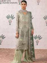 Shendi By Iznik Embroidered Chiffon Unstitched 3 Piece Suit - IZ23SC ISC-06 TEHAR