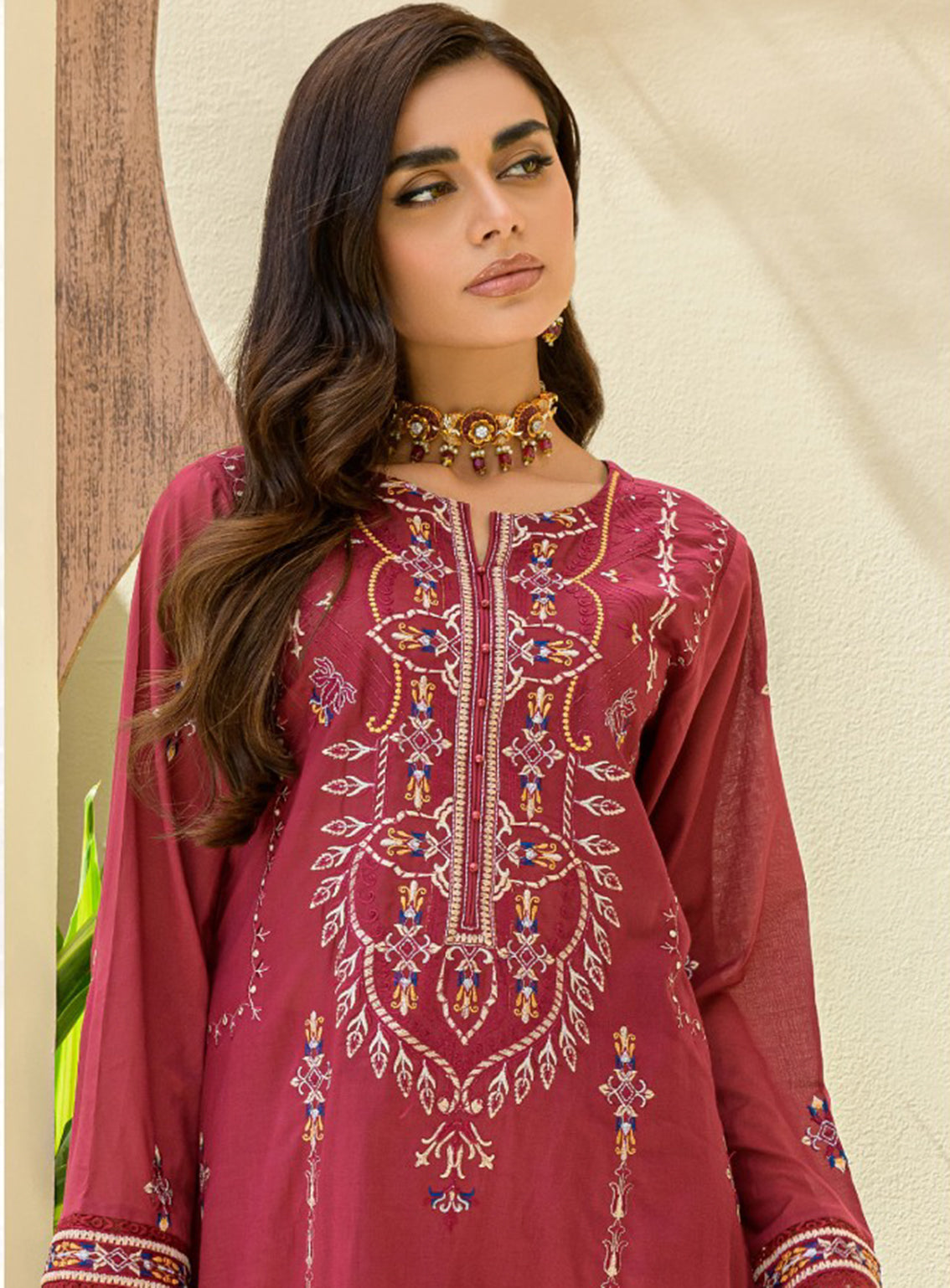 Souz-E-Ulfat By Addee Embroidered Lawn Stitched 3 Piece Suit - AD24SU SM-002 AABIRAH Souz-E-Ulfat By Addee Embroidered Lawn Stitched 3 Piece Suit - AD24SU SM-002 AABIRAH