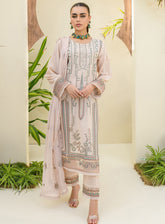Souz-E-Ulfat By Addee Embroidered Lawn Stitched 3 Piece Suit - AD24SU SM-004 GAZEENA