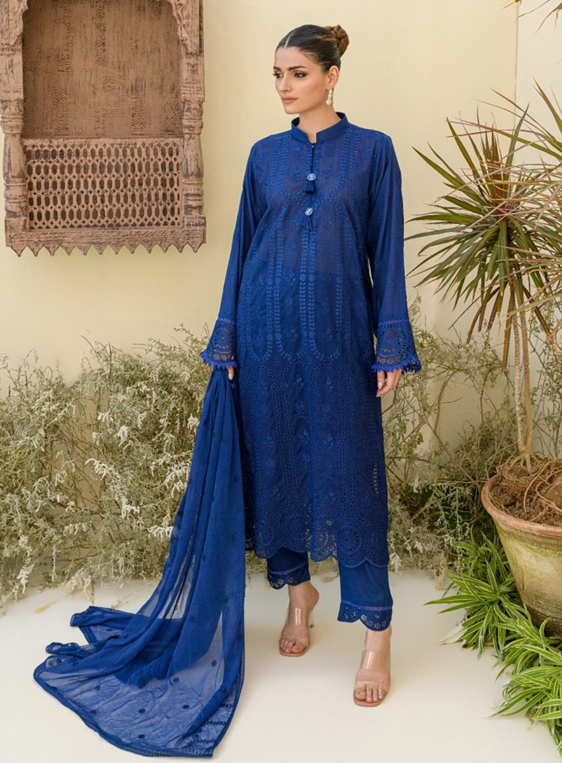 Souz-E-Ulfat By Addee Embroidered Lawn Stitched 3 Piece Suit - AD24SU SM-006 GITI Souz-E-Ulfat By Addee Embroidered Lawn Stitched 3 Piece Suit - AD24SU SM-006 GITI