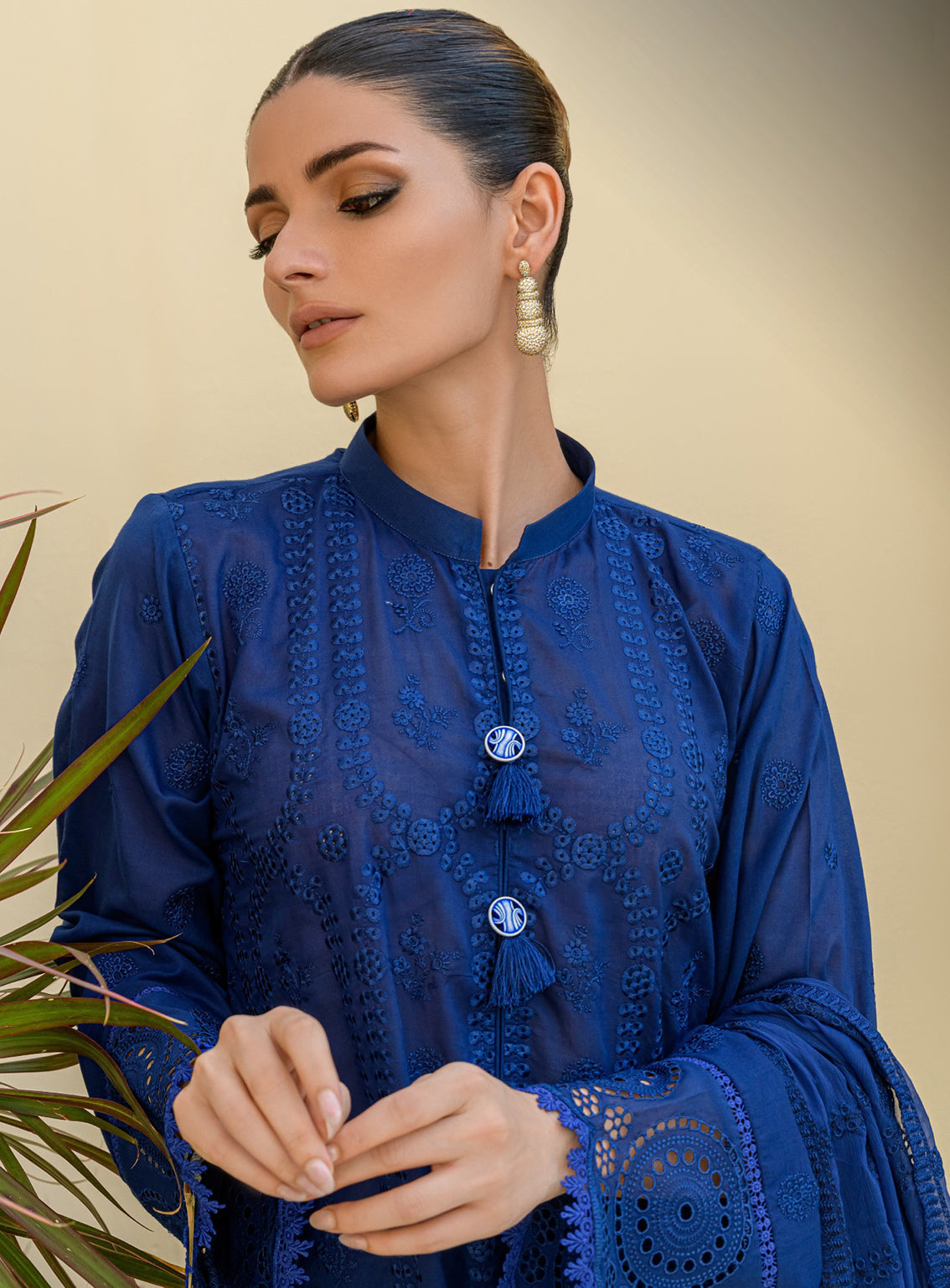 Souz-E-Ulfat By Addee Embroidered Lawn Stitched 3 Piece Suit - AD24SU SM-006 GITI Souz-E-Ulfat By Addee Embroidered Lawn Stitched 3 Piece Suit - AD24SU SM-006 GITI