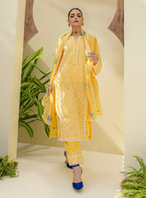 Souz-E-Ulfat By Addee Embroidered Lawn Stitched 3 Piece Suit - AD24SU SM-007 YAFIAH