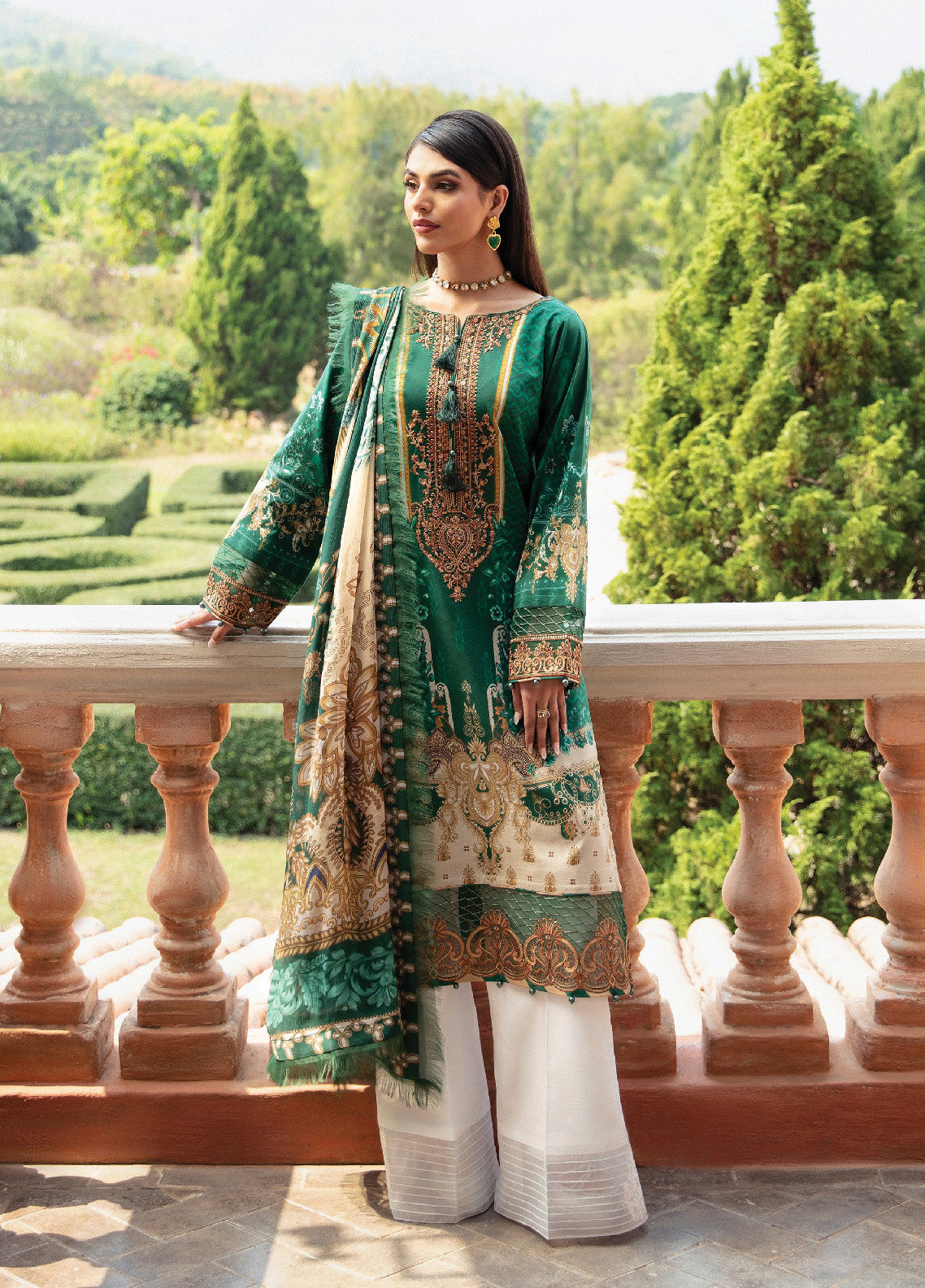 Springtime Ballet By Gulaal Embroidered Lawn Unstitched 3 Piece Suit - GL24L 01 AYSE Springtime Ballet By Gulaal Embroidered Lawn Unstitched 3 Piece Suit - GL24L 01 AYSE